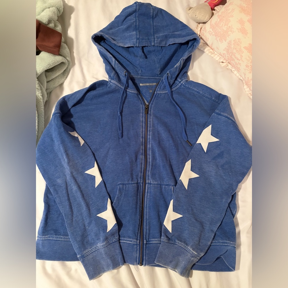 Tommy Hilfiger Sport Blue Star Zip Up Hoodie